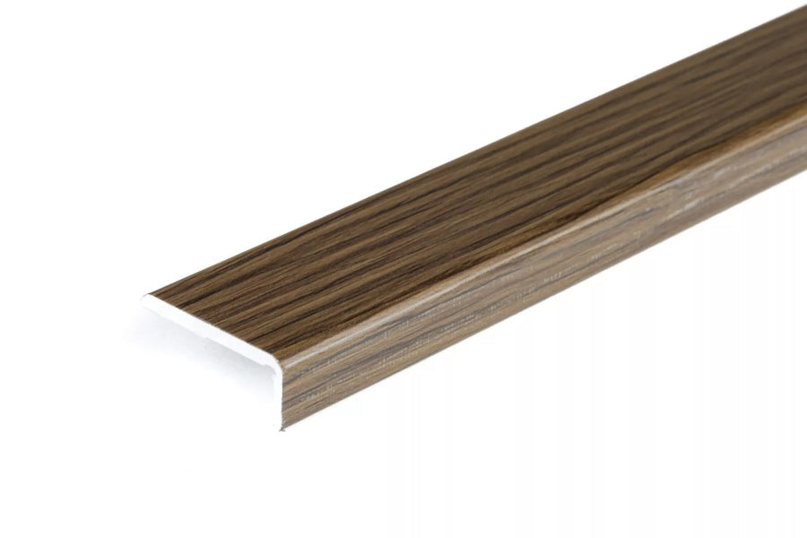 Self Adhesive Floor Trim Wood Effect & Anodised 25 MM x 10 MM - 1 M & 2 M Length Edge Strip