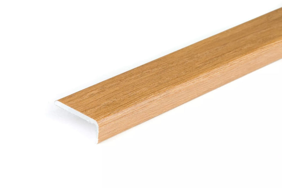Self Adhesive Floor Trim Wood Effect & Anodised 25 MM x 10 MM - 1 M & 2 M Length Edge Strip