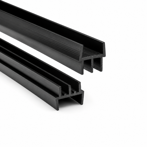 (DONE) 4mm Clip-On Vivarium Glass Runner Track Double Channel Top & Bottom Guide for 15mm/18mm Boards – 610mm, 910mm & 2440mm