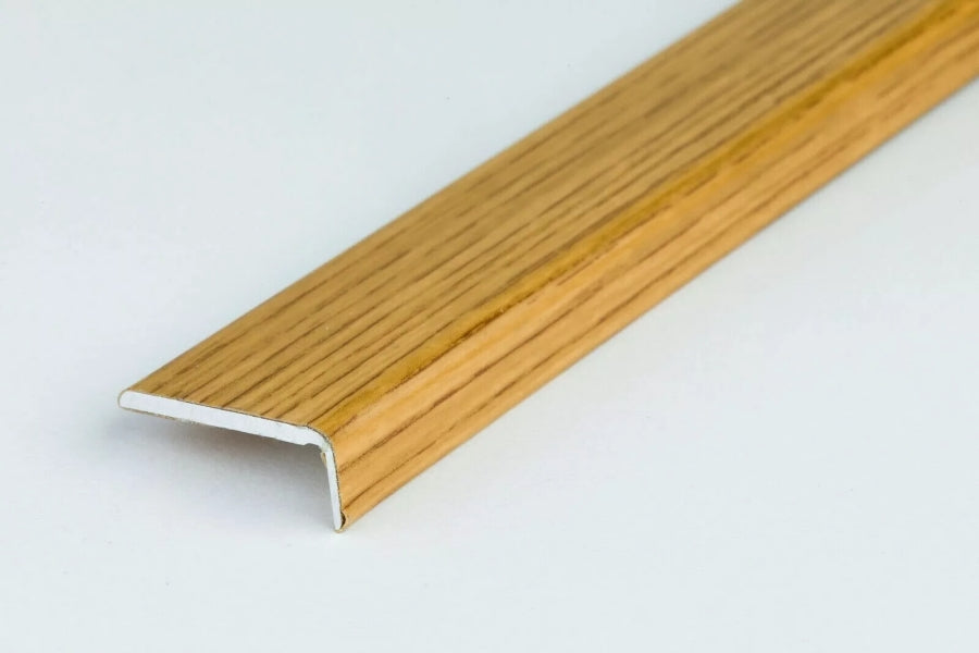 Self Adhesive Floor Trim Wood Effect & Anodised 25 MM x 10 MM - 1 M & 2 M Length Edge Strip