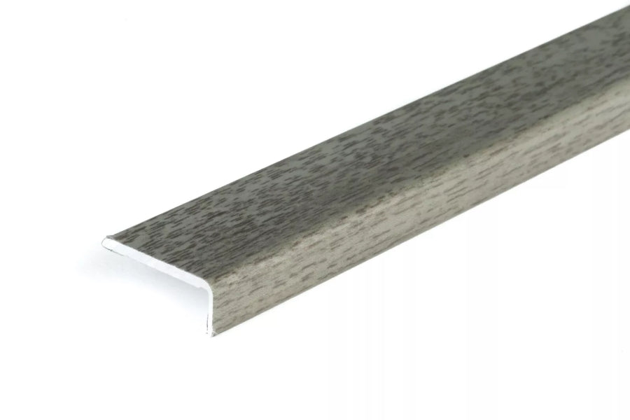 Self Adhesive Floor Trim Wood Effect & Anodised 25 MM x 10 MM - 1 M & 2 M Length Edge Strip