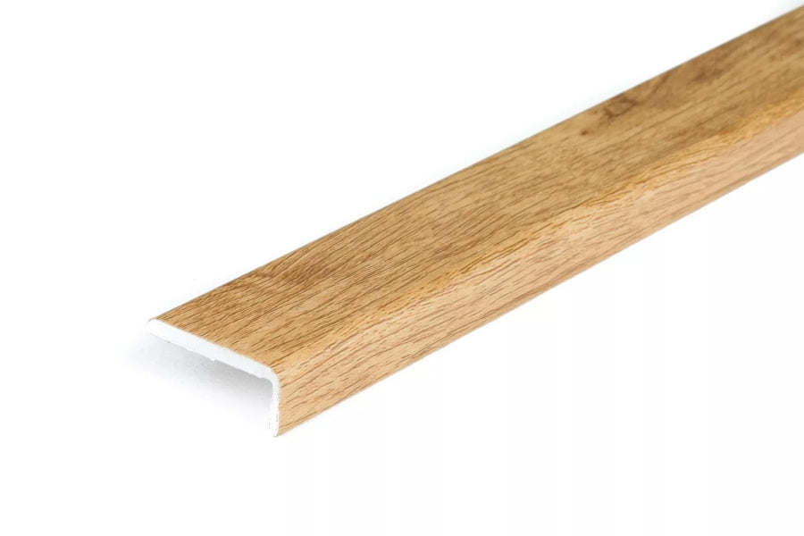 Self Adhesive Floor Trim Wood Effect & Anodised 25 MM x 10 MM - 1 M & 2 M Length Edge Strip