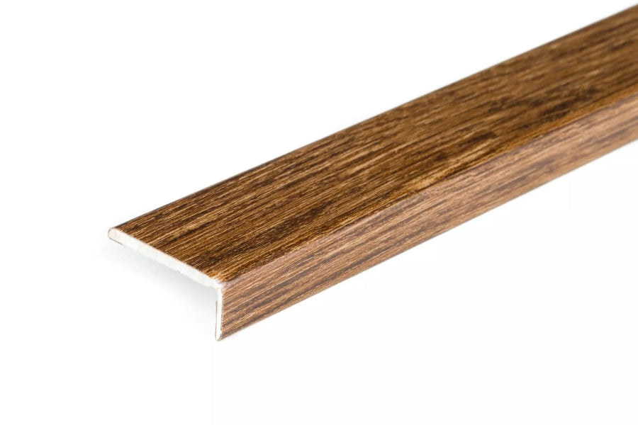 Self Adhesive Floor Trim Wood Effect & Anodised 25 MM x 10 MM - 1 M & 2 M Length Edge Strip