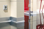 Aluminium Skirting Board 80 MM x 2500 MM Length Anodised Silver Trim Profile LP80