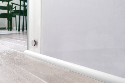 uPVC 18 MM Scotia Skirting Board 1 M & 2.5 M Length Quadrant Trim Moulding Decorative Flooring Edge Beading Strip