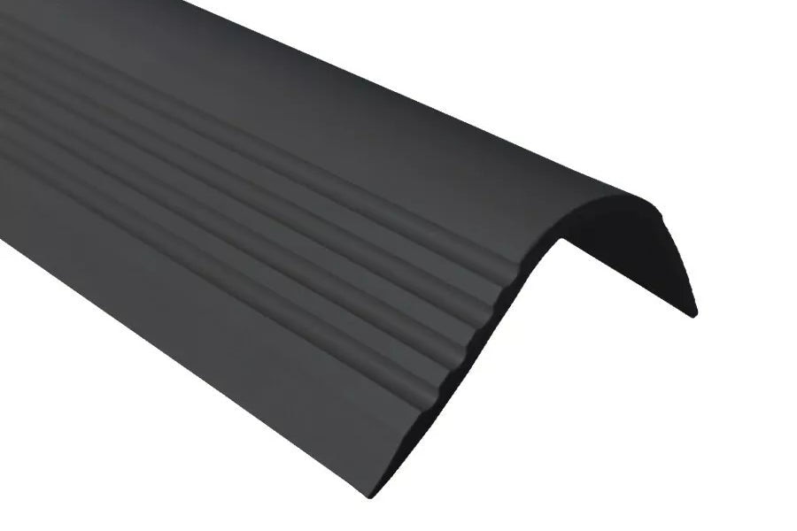 Non Slip PVC Rubber Stair Nosing 70 MM x 40 MM x 1.18 M Length RGPD