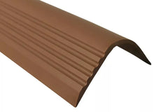 Non Slip PVC Rubber Stair Nosing 70 MM x 40 MM x 1.18 M Length RGPD