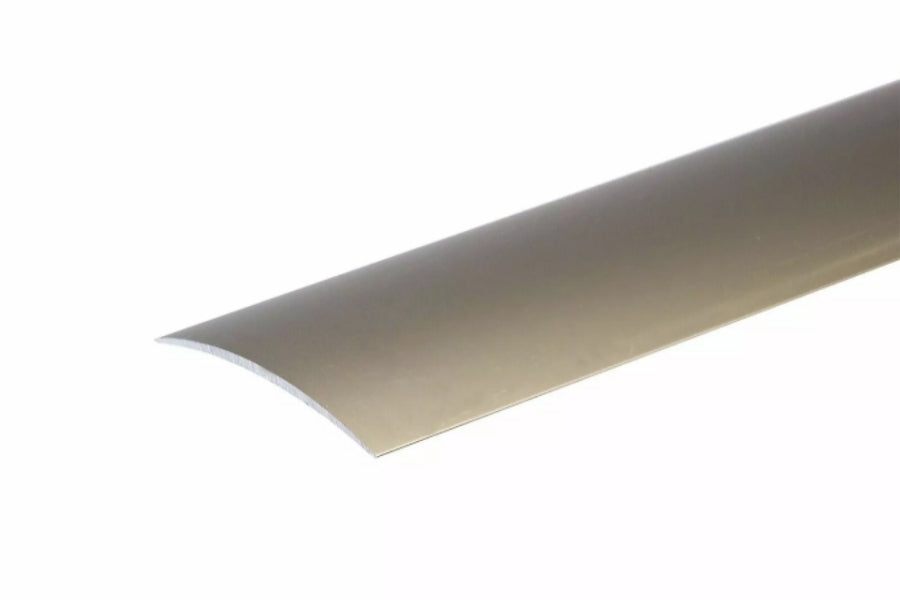 Aluminium Door Threshold Strip Self-Adhesive -40mm x 930mm- Anodised Transition Trim - LW40K
