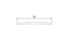 Aluminium Door Threshold Strip 37 MM x 1 M Length Anodised Screw-Fix Champagne Gold Silver DTPS37