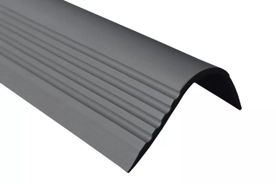 Non Slip PVC Rubber Stair Nosing 70 MM x 40 MM x 1.18 M Length RGPD