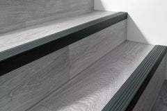 Non Slip PVC Rubber Stair Nosing 52 MM x 40 MM x 1.18 M Length RGPT