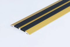 Aluminium Transition Strip with Rubber 45 MM x 1 M & 2 M Length Flat Profile-LPPSGCZ