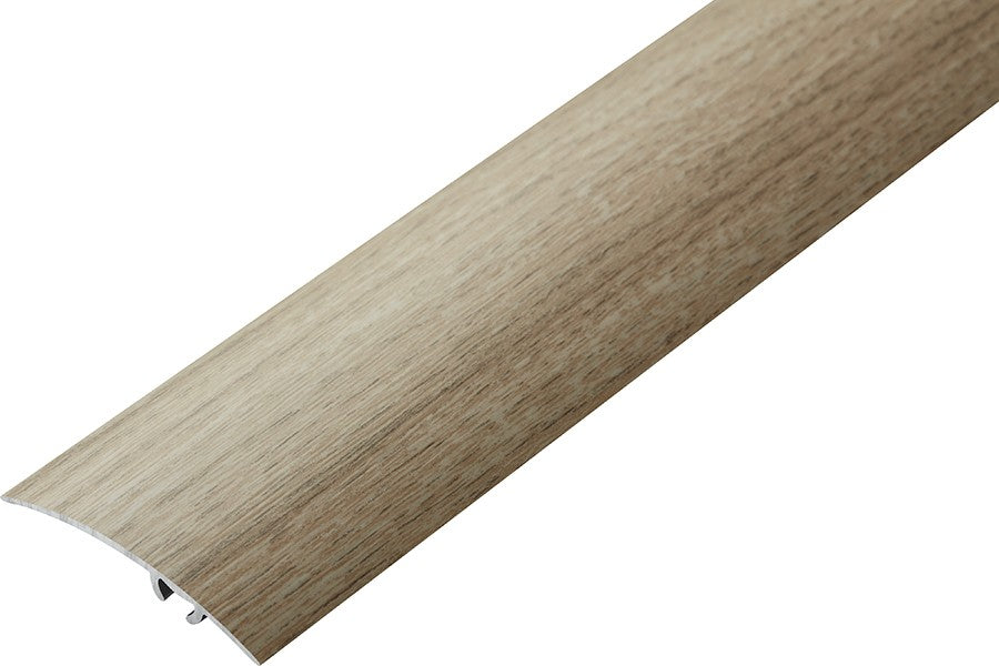 Aluminium Wood Effect Door Threshold Strip 47 MM x 930 MM Length Self-Adhesive Trim for Laminate Floors LW47