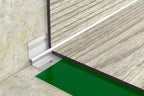 Aluminium Stair Nosing Inner Corner 3 MM x 900 MM & 2500 MM Length Silver LVT W3