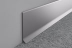 Aluminium Skirting Board 80 MM x 2500 MM Length Anodised Silver Trim Profile LP80