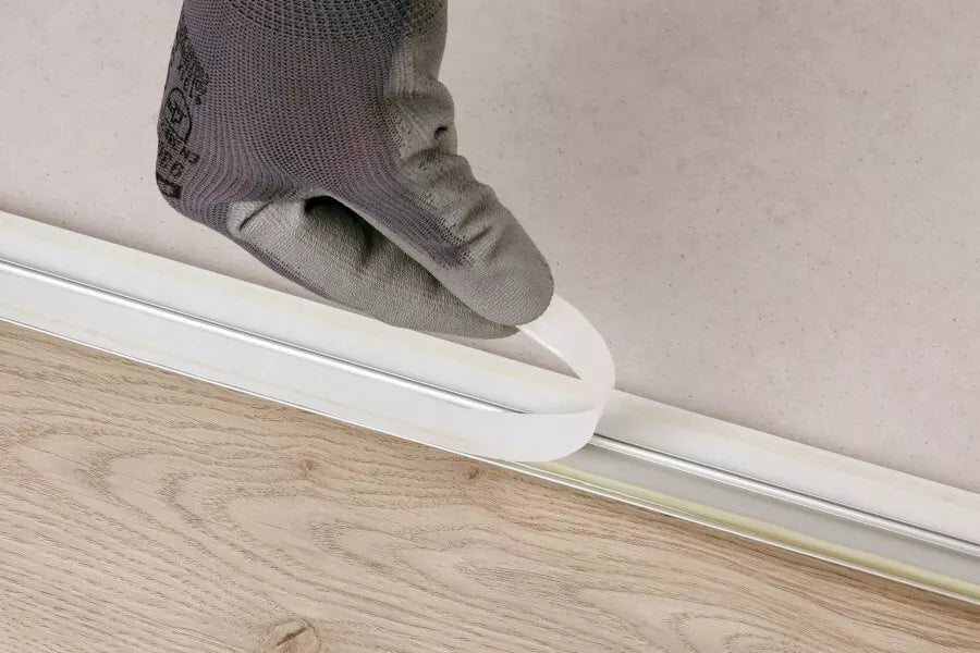 Self Adhesive Aluminium Door Threshold Strip 47 MM x 930 MM Length Anodised with Dowels Installation System LW47