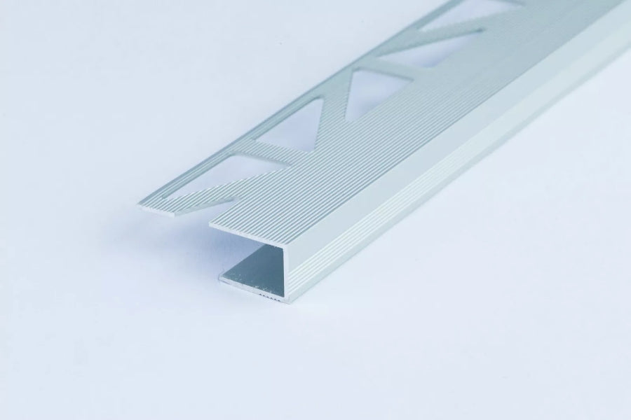 Anodised Aluminium Stop Edge Trim 8 MM x 1000 MM Length Panel L