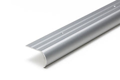 Aluminium Bullnose Stair Nosing 62mm x 38mm x 118cm Length Curved Step Edge Trim Silver Gold Champagne -  SN BL62