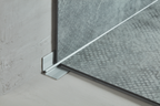 Aluminium Stair Nosing Inner Corner 5 MM x 900 MM & 2500 MM Length Silver LVT W5