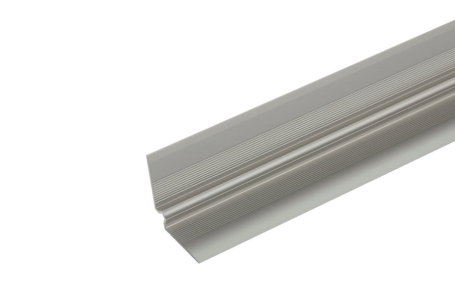 Aluminium Stair Nosing Inner Corner 3 MM x 900 MM & 2500 MM Length Silver LVT W3