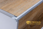 Aluminium Stair Nosing Outer Corner 5 MM x 900 MM Length Silver, Gold, Champagne-  LVT F5