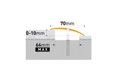 Aluminium Door Threshold Strip 70 MM x 930 MM & 1860 MM Length Anodised DT70