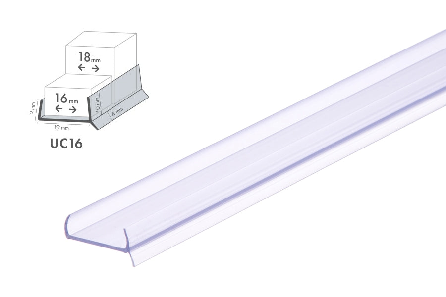 clear PVC plinth sealing strip for kitchen units