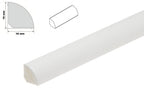 uPVC scotia 18mm decorative corner moulding