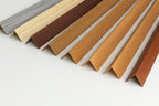 2.5m Length – Wood Effect PVC Corner Angle Trim 90° Plastic Edge Protector Moulding
